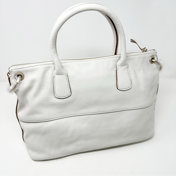 Guess Satchel Crossbody Leather Studded Shoulder Bag Tote w/ Fringe Tassel Charm - Picture 4 of 14